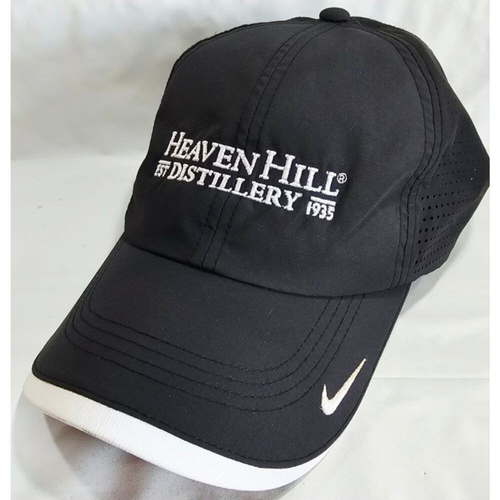 Heaven Hill Distillery Nike Dri-Fit Baseball Cap Hat Adjustable Black